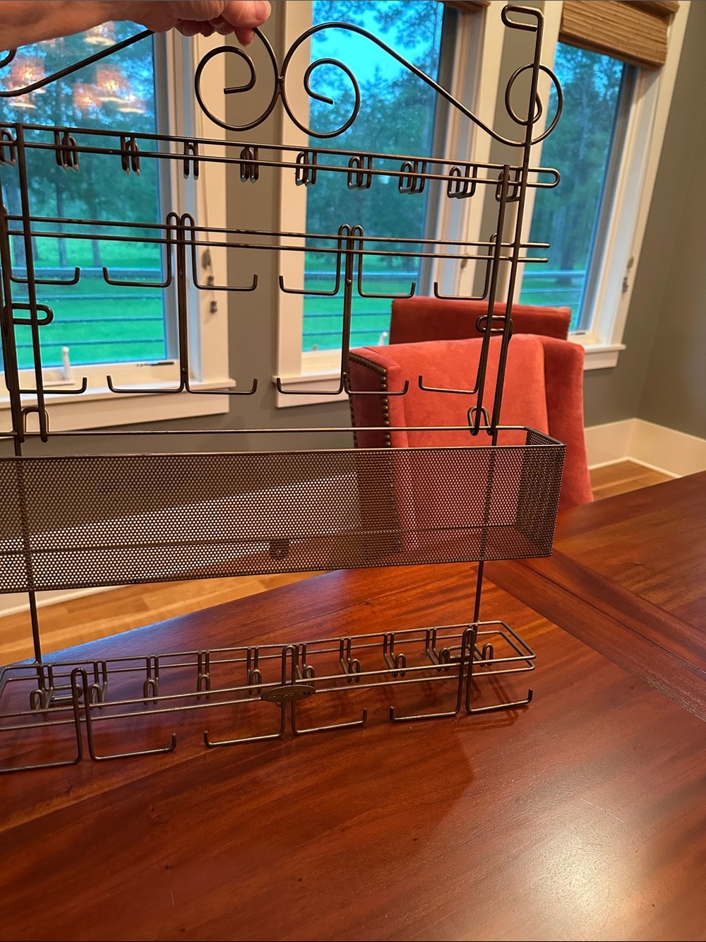 LongStem Over The Door/Wall Jewelry Organizer In Bronze Display Over 300 Pieces